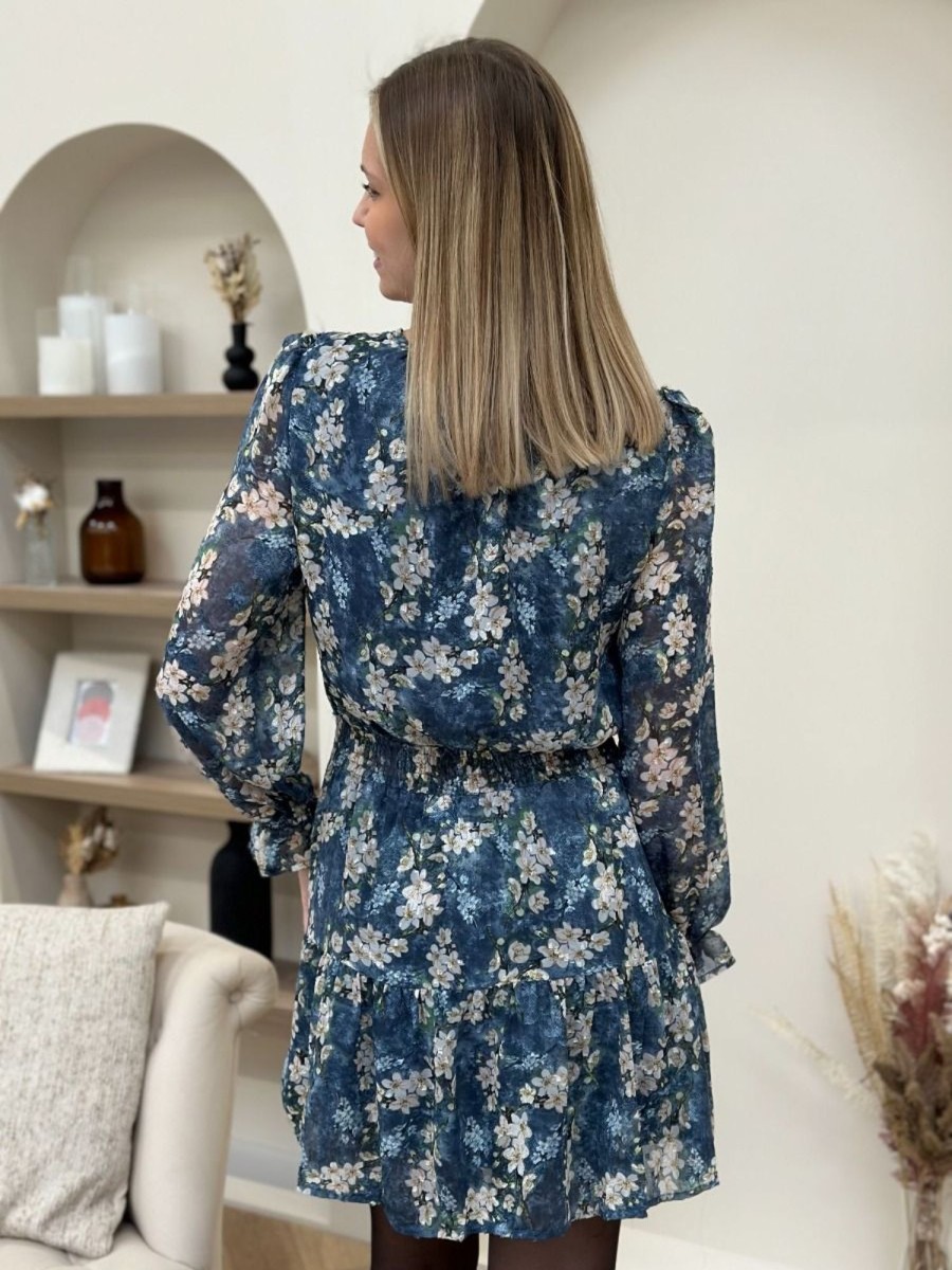 Robe Isolaine Bleu | Juste Elles Robe Isolaine Bleu