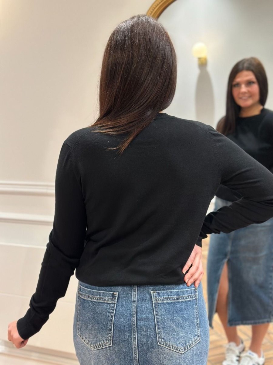 Pull Léanne Noir | Juste Elles Pull Leanne Noir