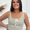 Top Priscila Blanc/Noir | Juste Elles Top Priscila Blanc/Noir