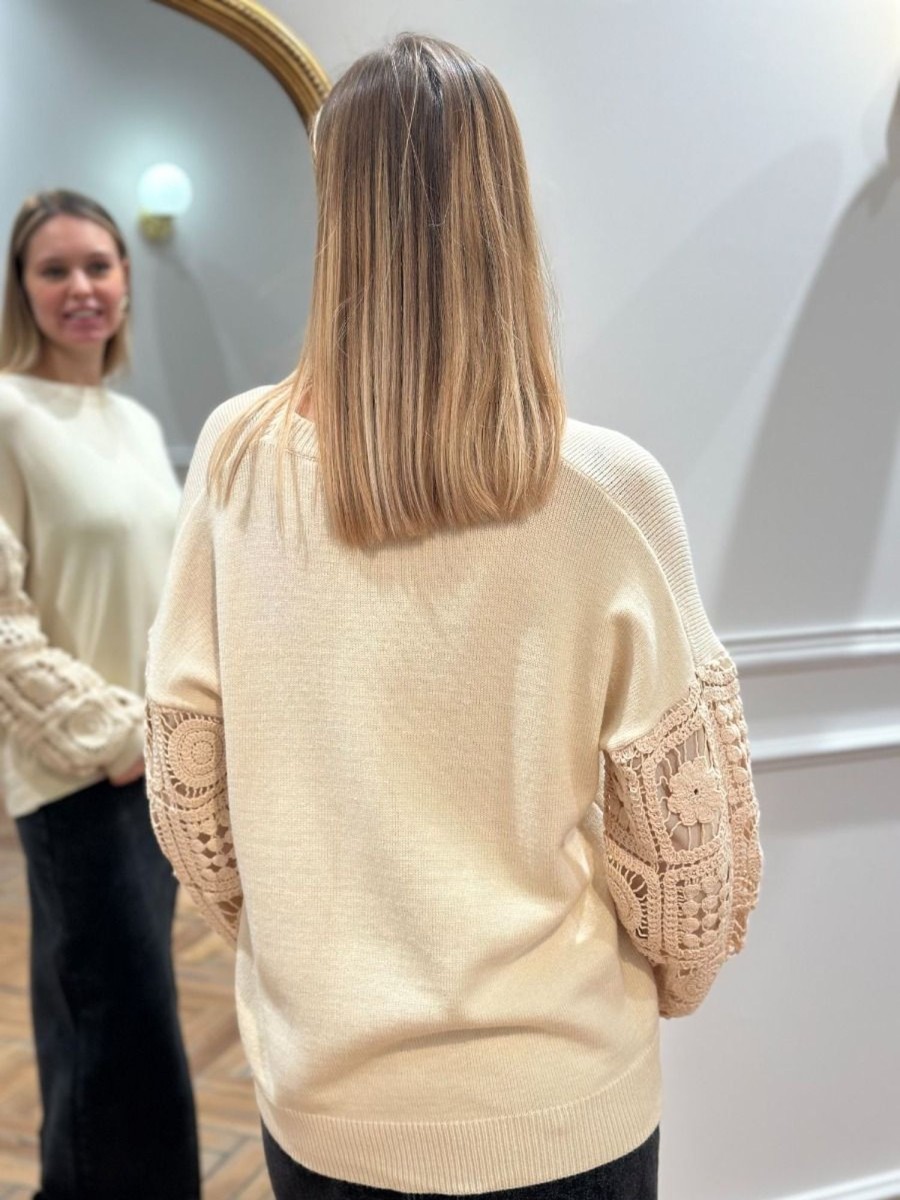 Pull Janaé Beige | Juste Elles Pull Janae Beige