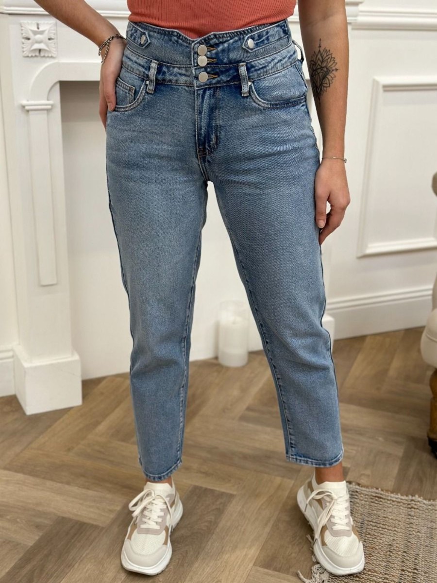 Jeans Lamia Bleu | Juste Elles Jeans Lamia Bleu