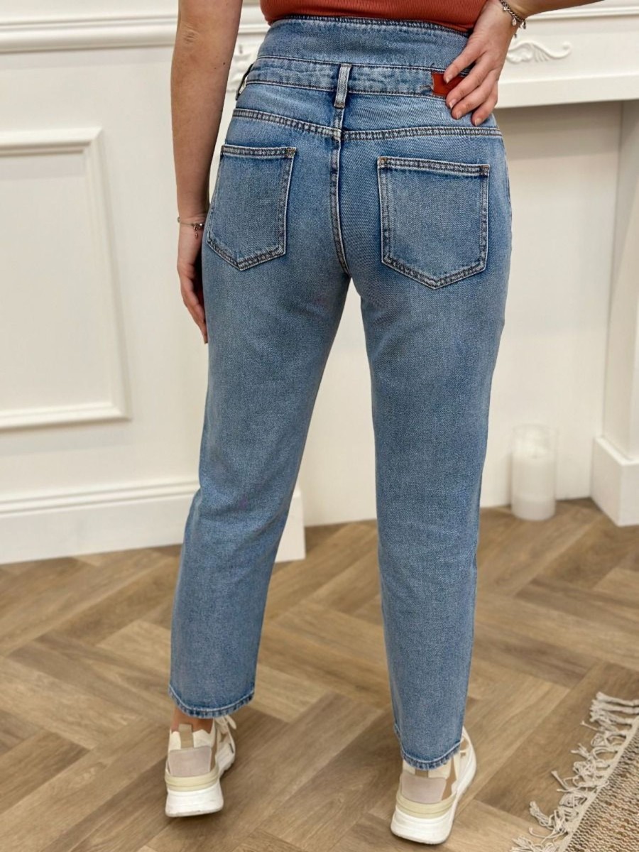 Jeans Lamia Bleu | Juste Elles Jeans Lamia Bleu