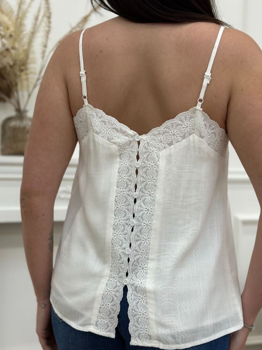 Top Leia Blanc | Juste Elles Top Leia Blanc