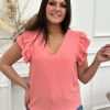 Top Aline Corail | Juste Elles Top Aline Corail