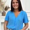 Top Imelda Bleu ciel | Juste Elles Top Imelda Bleu Ciel