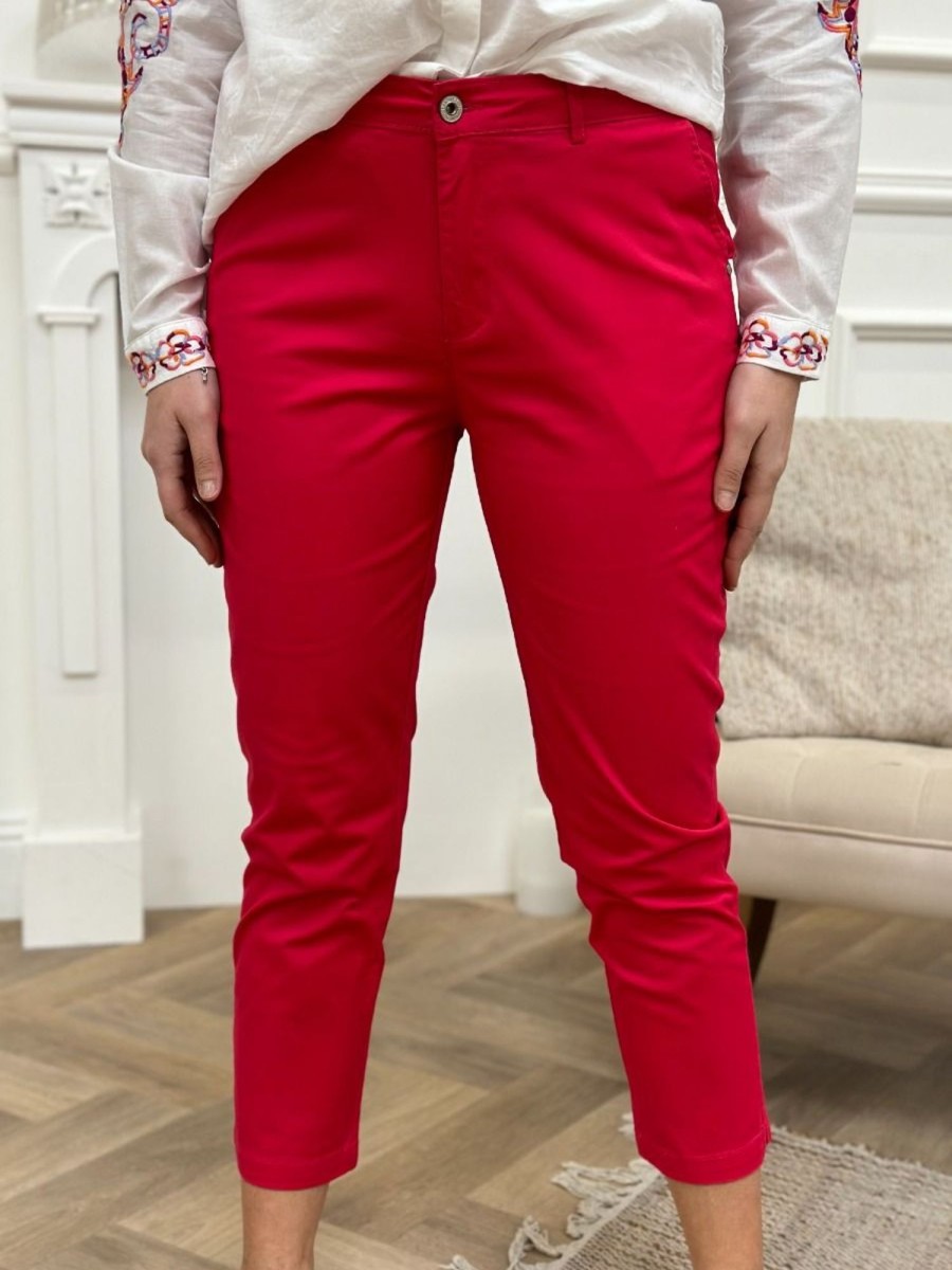 Pantalon Sybille Fuschia | Juste Elles Pantalon Sybille Fuschia