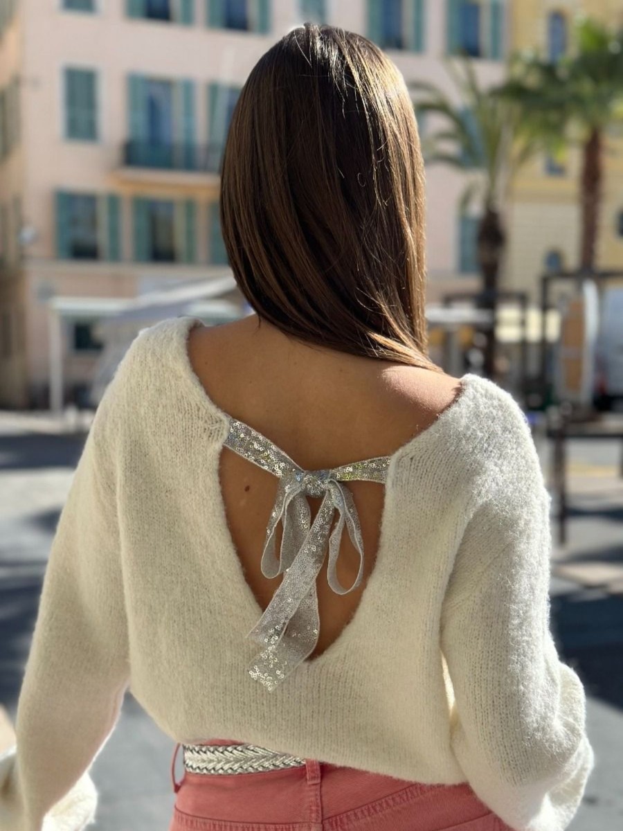 Pull Katalia Ecru | Juste Elles Pull Katalia Ecru