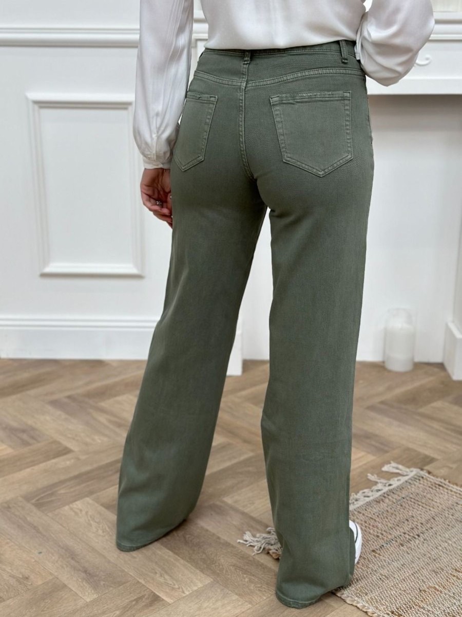 Jeans Ella Kaki | Juste Elles Jeans Ella Kaki