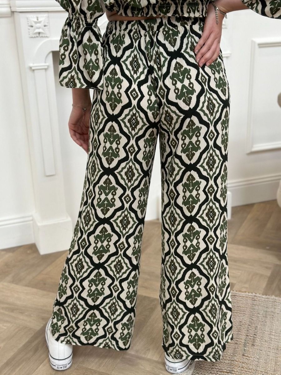 Pantalon Ewa Kaki | Juste Elles Pantalon Ewa Kaki