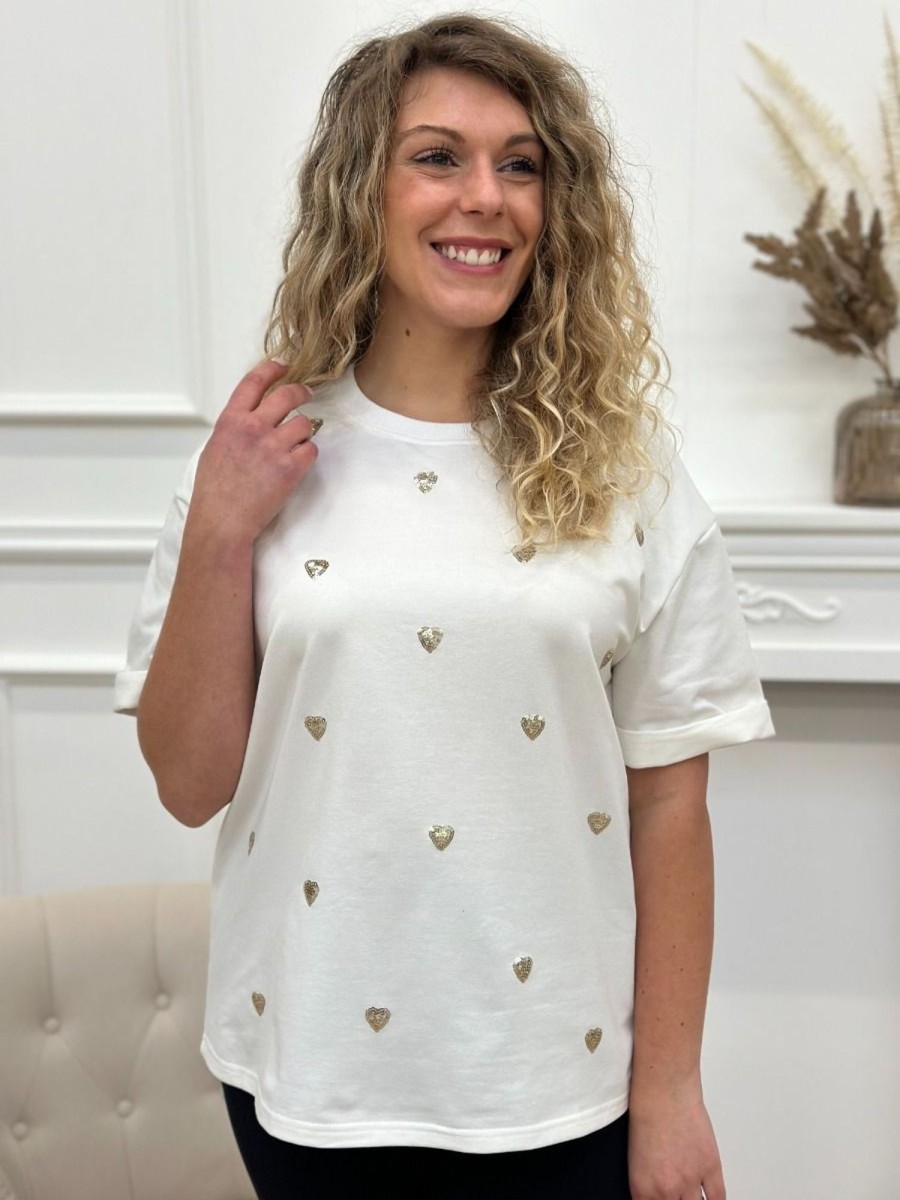 Tshirt Manuela White | Juste Elles Tshirt Manuela White