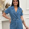 Combishort Naya Bleu | Juste Elles Combishort Naya Bleu