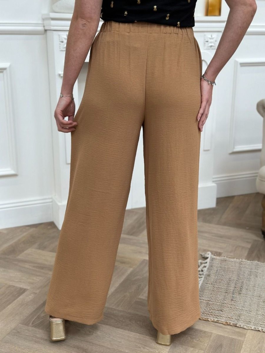Pantalon Ludovica Camel | Juste Elles Pantalon Ludovica Camel