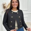 Blazer Delphine Noir | Juste Elles Blazer Delphine Noir