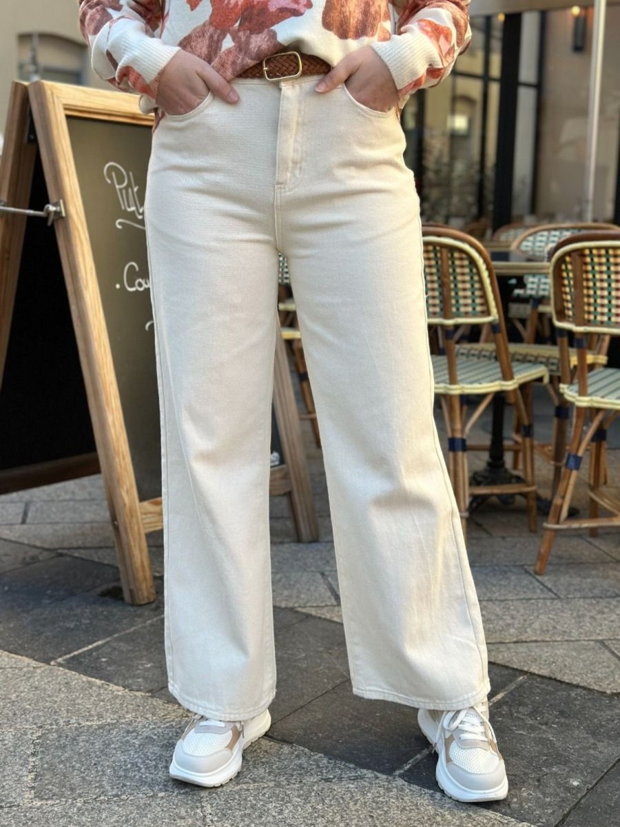 Pantalon Laly Beige | Juste Elles Pantalon Laly Beige