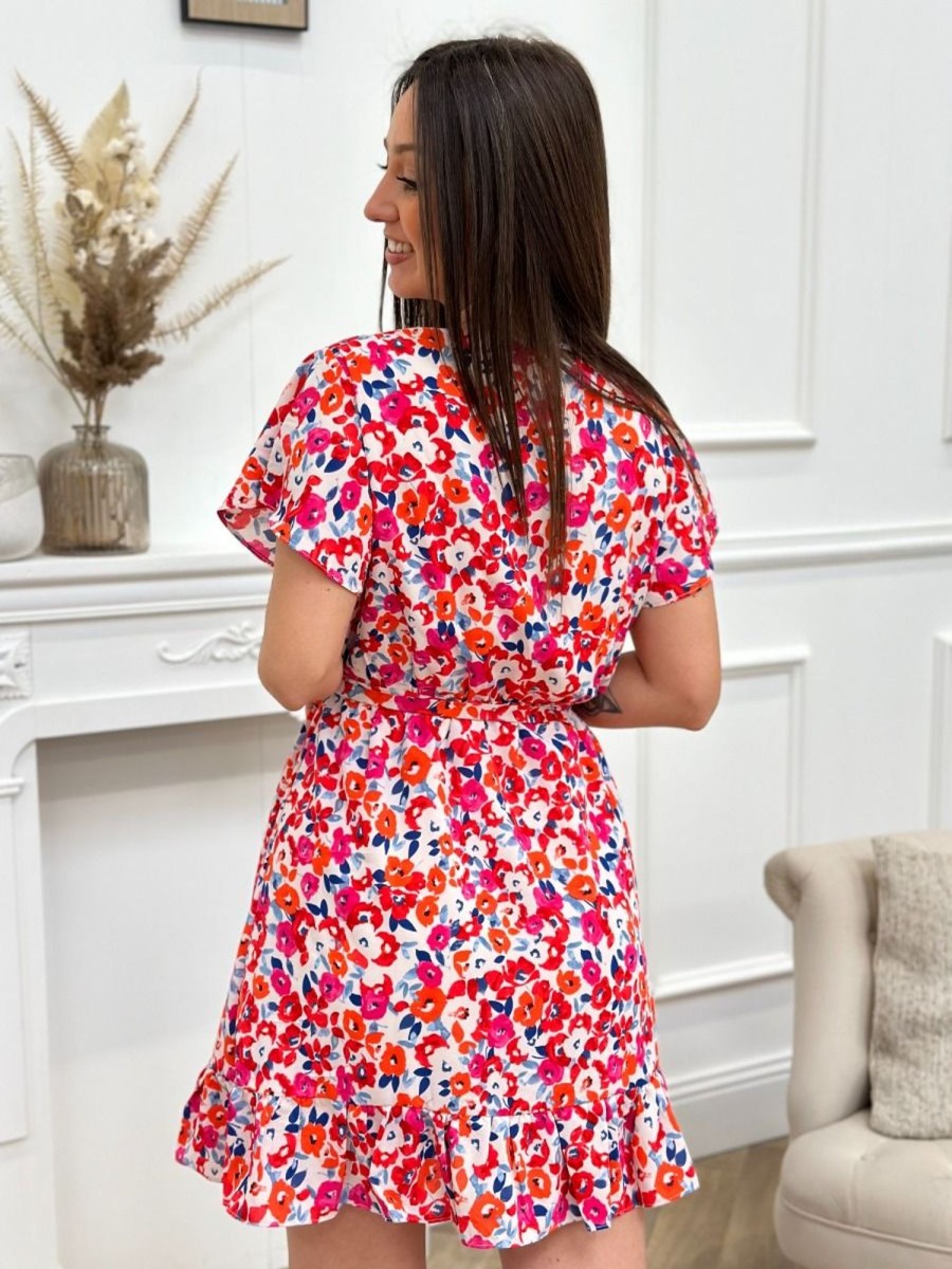 Robe Zephyra Orange | Juste Elles Robe Zephyra Orange