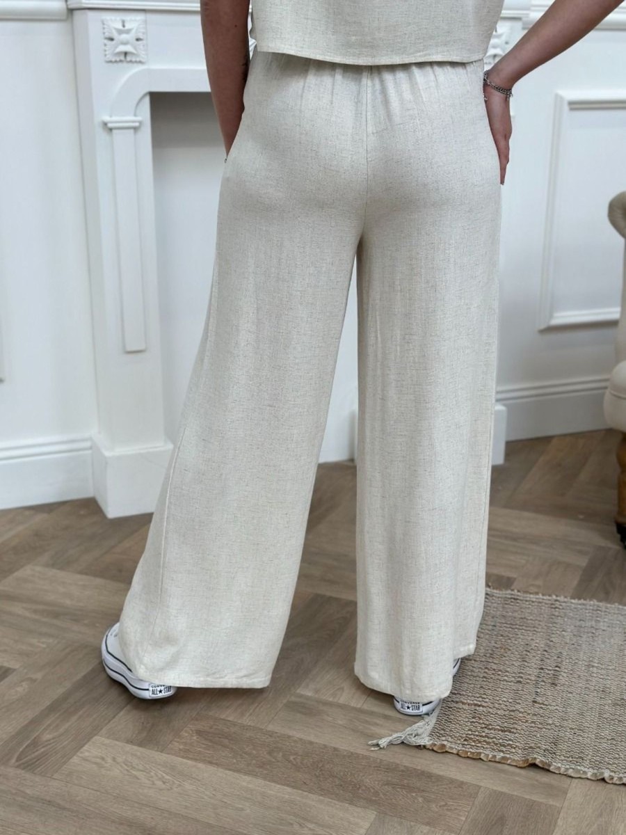 Pantalon Luciana Beige | Juste Elles Pantalon Luciana Beige