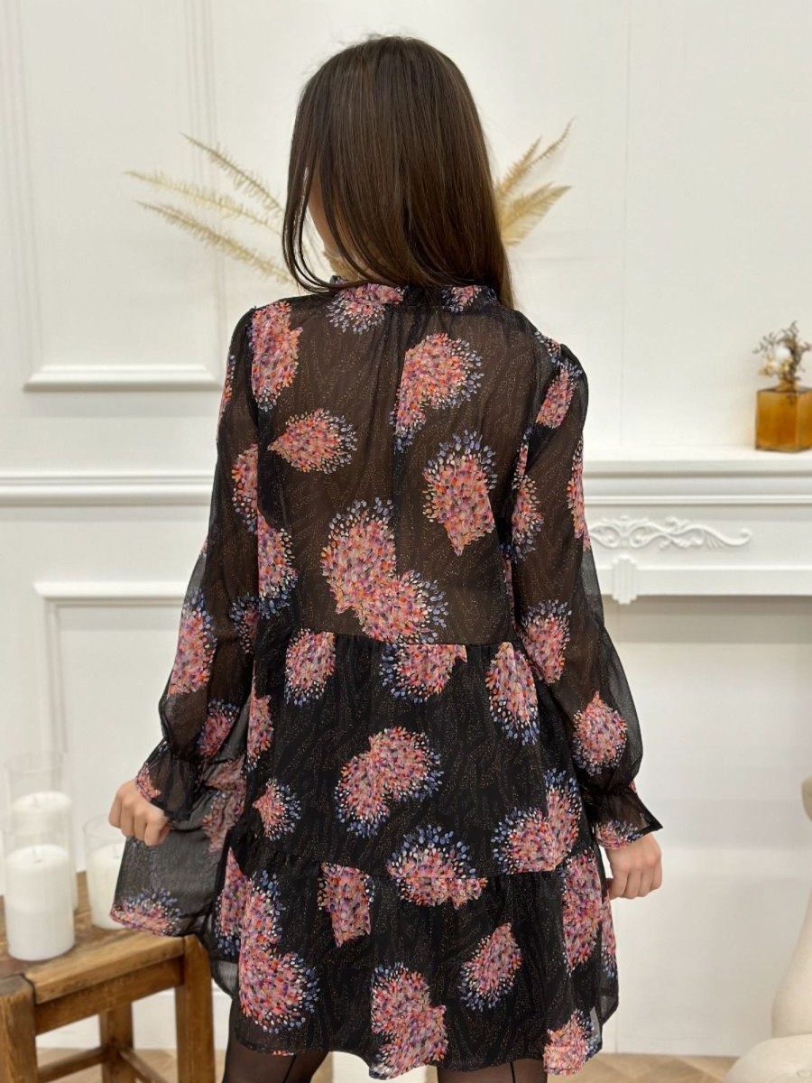 Robe Thalia Noir | Juste Elles Robe Thalia Noir