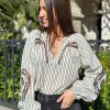 Blouse Clothilde Marine | Juste Elles Blouse Clothilde Marine