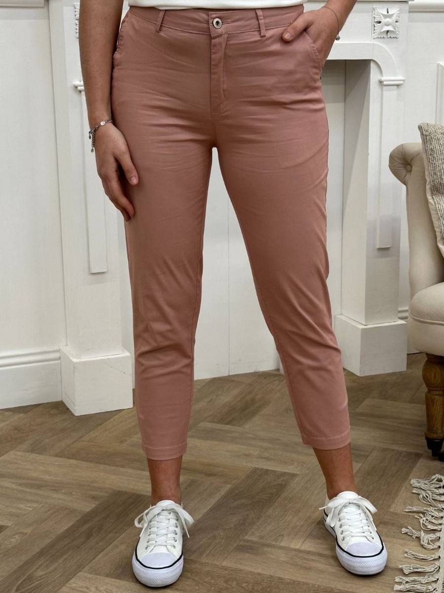 Pantalon Sybille Rose | Juste Elles Pantalon Sybille Rose