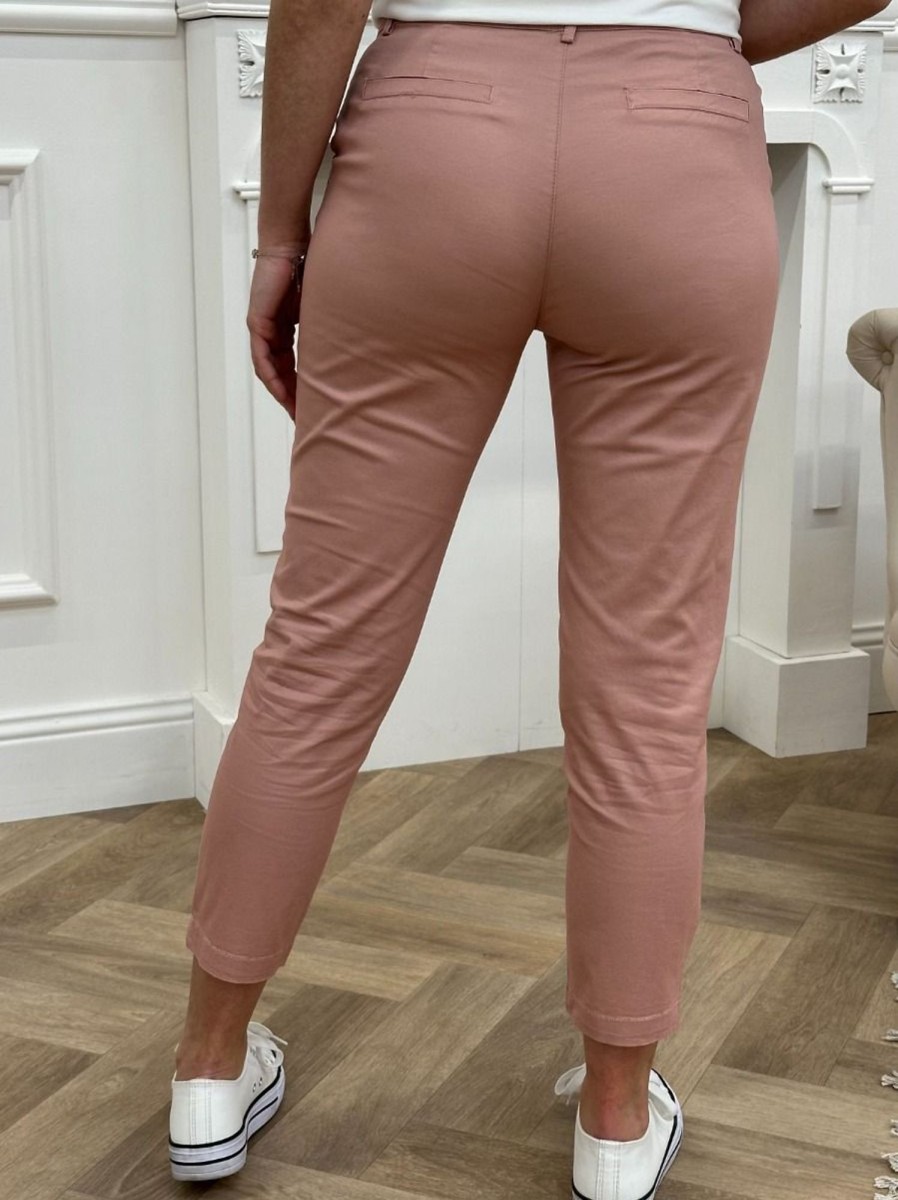 Pantalon Sybille Rose | Juste Elles Pantalon Sybille Rose