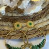 Boucle d'oreilles Orane Vert | Juste Elles Boucle D'Oreilles Orane Vert