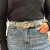 Ceinture Iris Gris | Juste Elles Ceinture Iris Gris