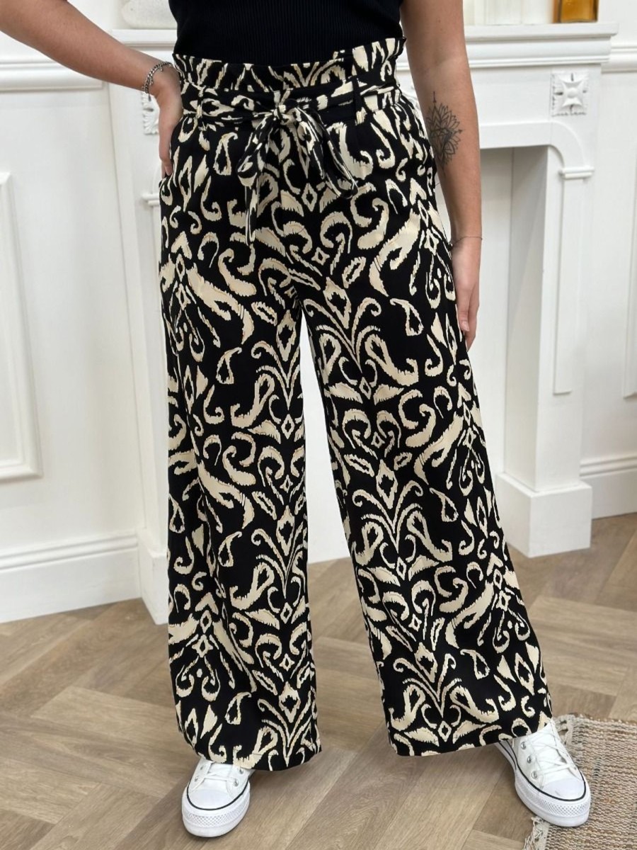 Pantalon Paloma Noir | Juste Elles Pantalon Paloma Noir