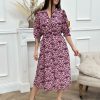 Robe longue Natia Violet | Juste Elles Robe Longue Natia Violet