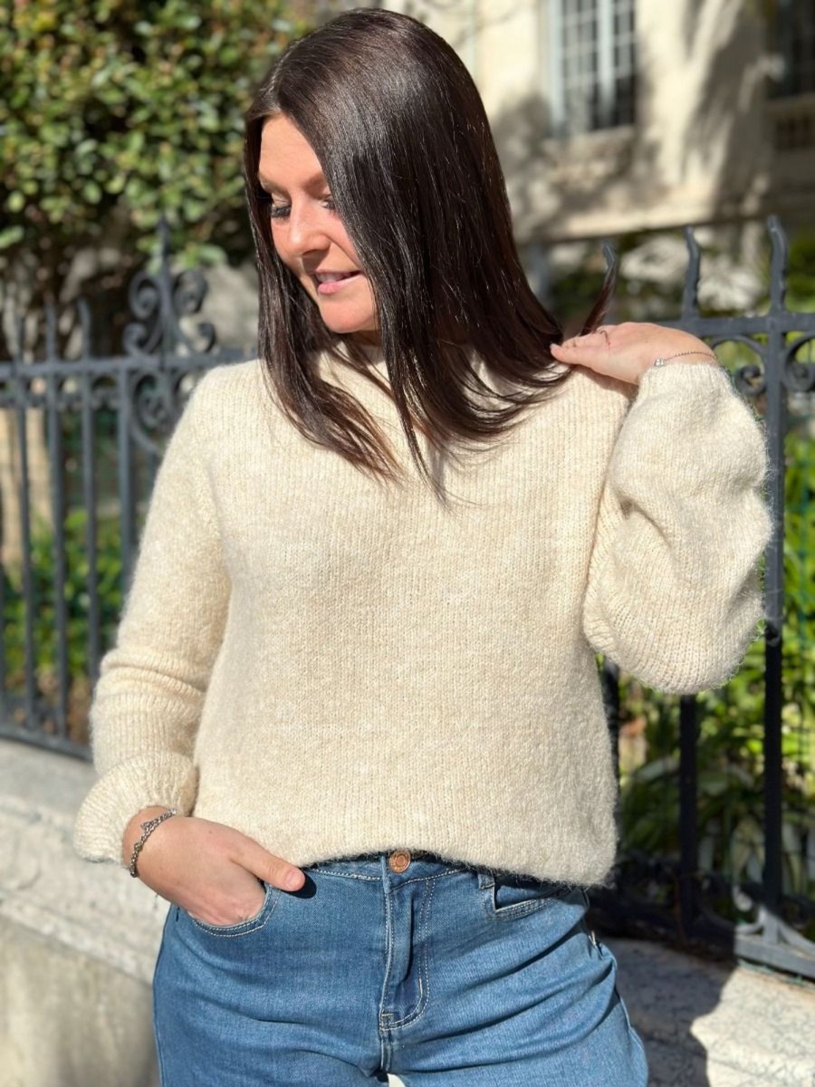 Pull Esme Beige | Juste Elles Pull Esme Beige