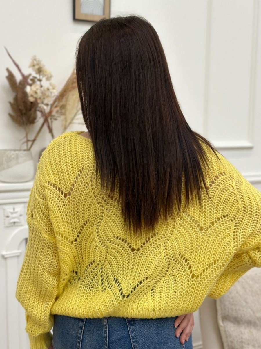 Pull Vera jaune | Juste Elles Pull Vera Jaune | Juste Elles