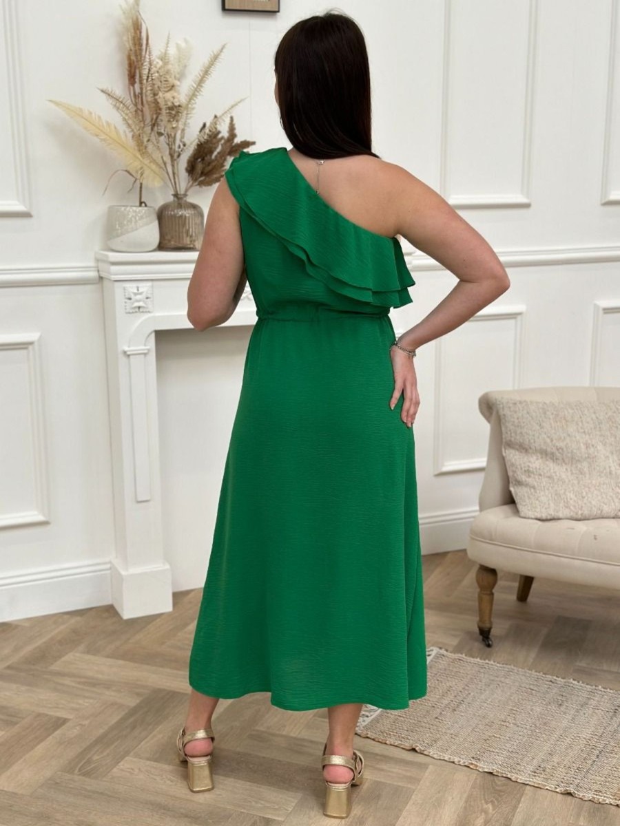 Robe longue Maddalena Vert | Juste Elles Robe Longue Maddalena Vert
